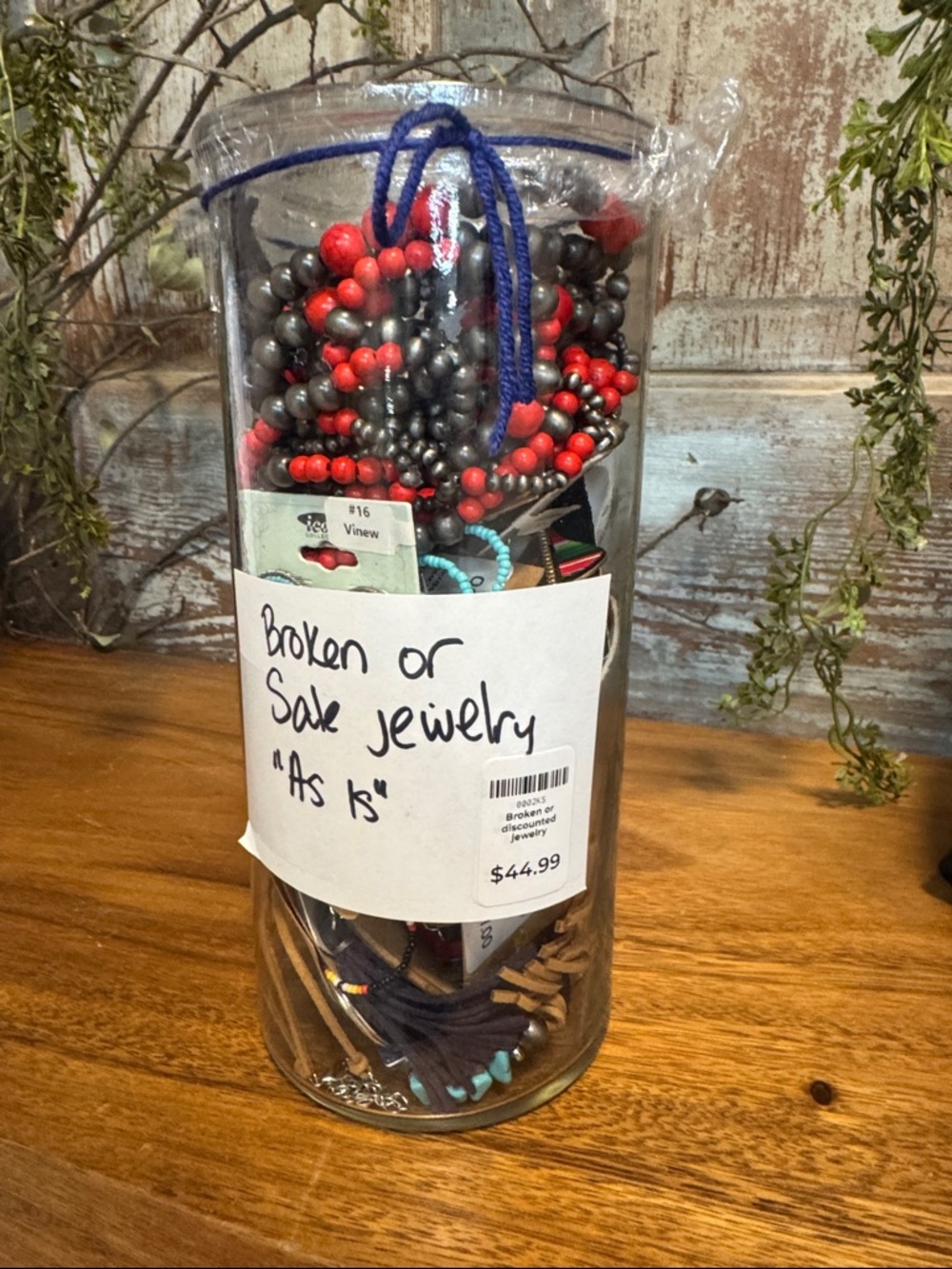 Assorted Beaded Necklace & Bracelet Lot - Red, Black, Turquoise NWT and broken